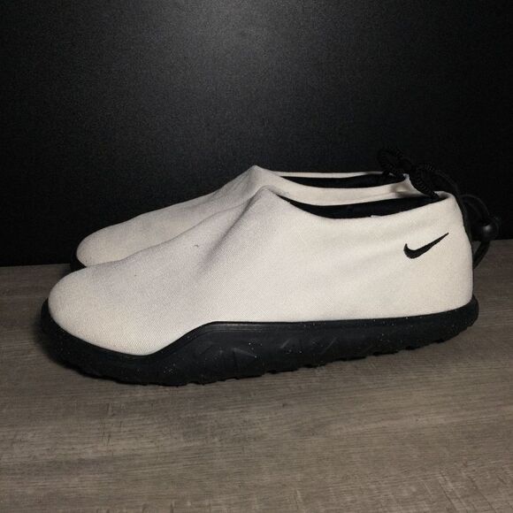 Nike ACG Moc Slip On Shoes Summit White Black DZ3407-100 Men's Size 8 - Picture 3 of 8